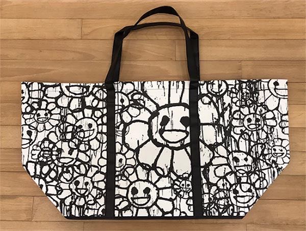 Takashi Murakami x Madsaki all over printed super size canvas bag with –  Lazy Trading Cards