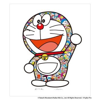 Doraemon, Let’s Go! (2020) silkscreen