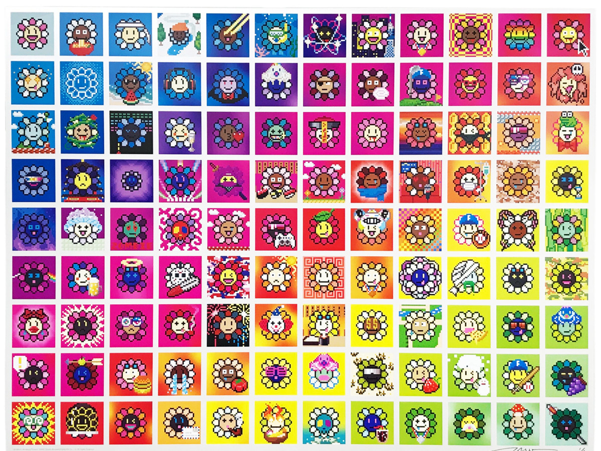 Flowers – Japanese Pop Art