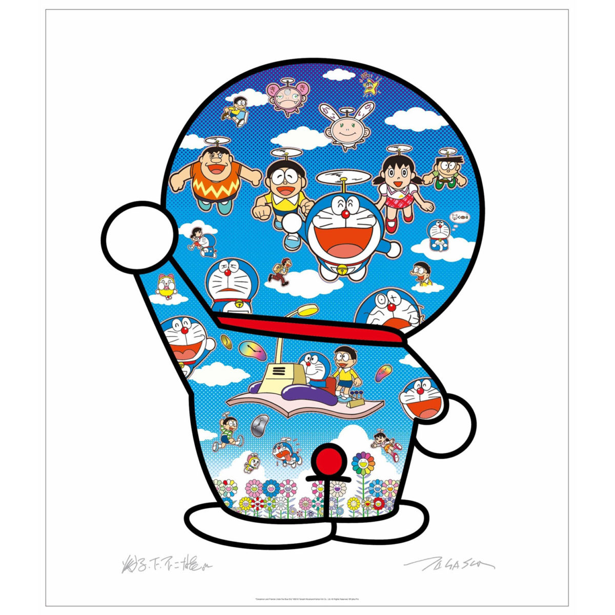 12 25z Doraemon Under The Blue Sky