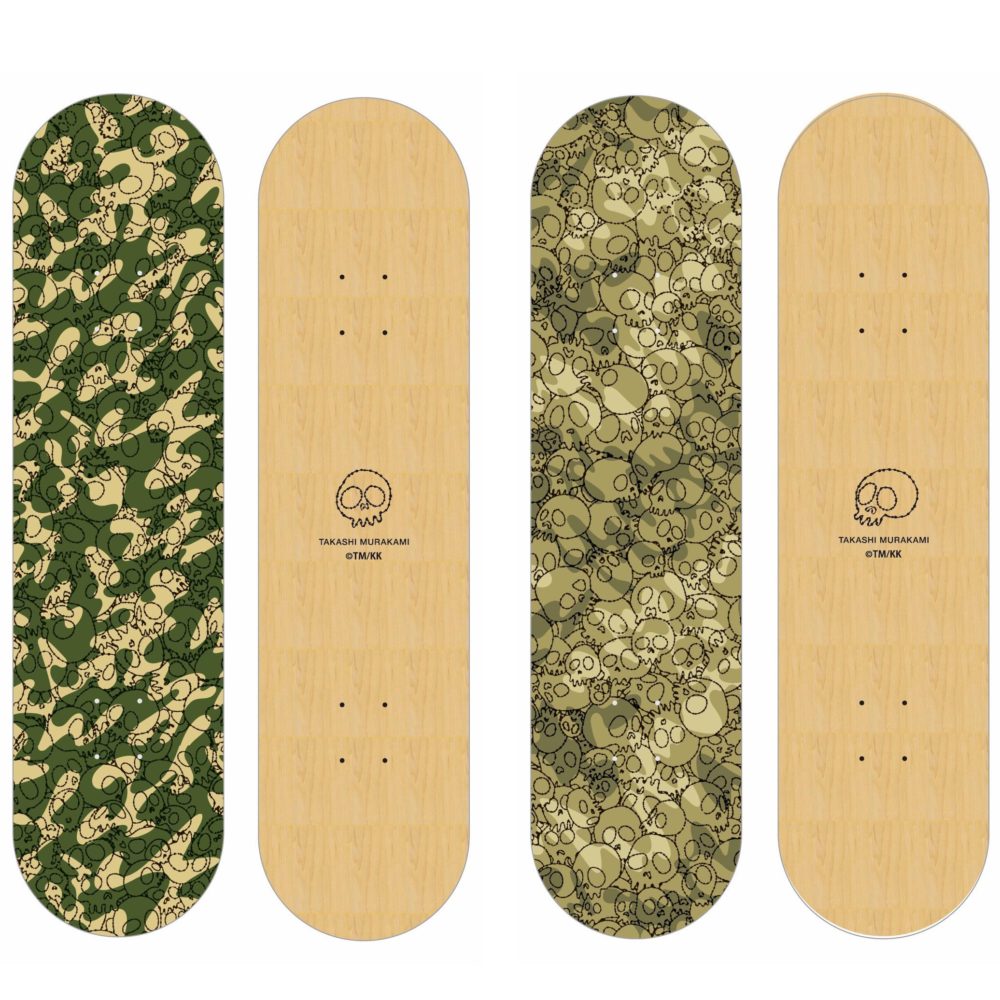 2020.12.07z] CAMO Skull Skateboard deck – Japanese Pop Art