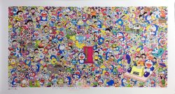 Wouldn't it be nice if we could do such a thing? (2019) Doraemon silkscreen