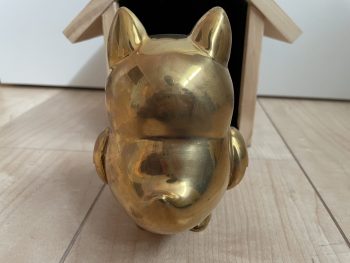 Muebon - F-14 (2018) Brass Sculpture with Birdhouse - Image 6