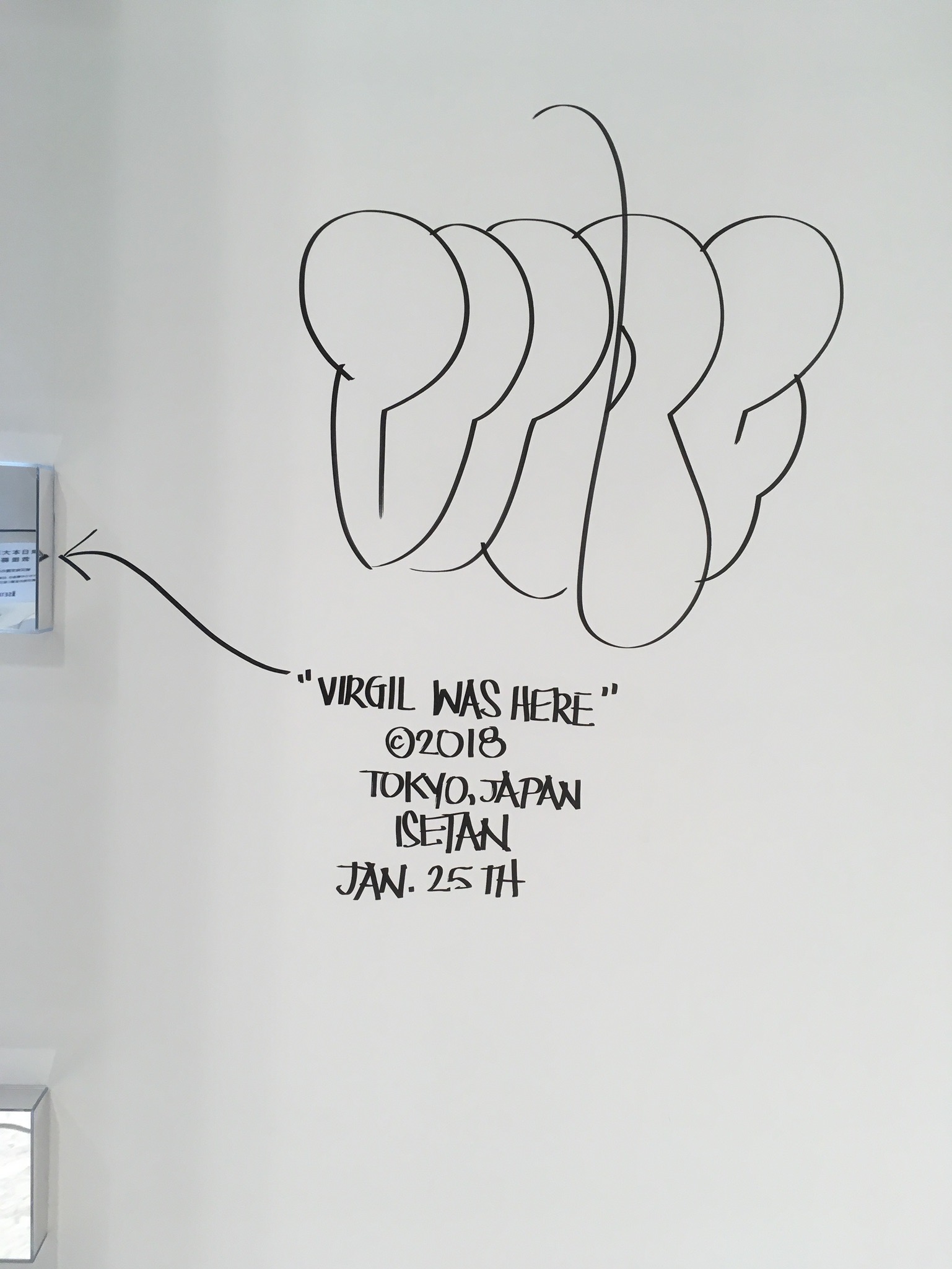 by virgil abloh graffiti