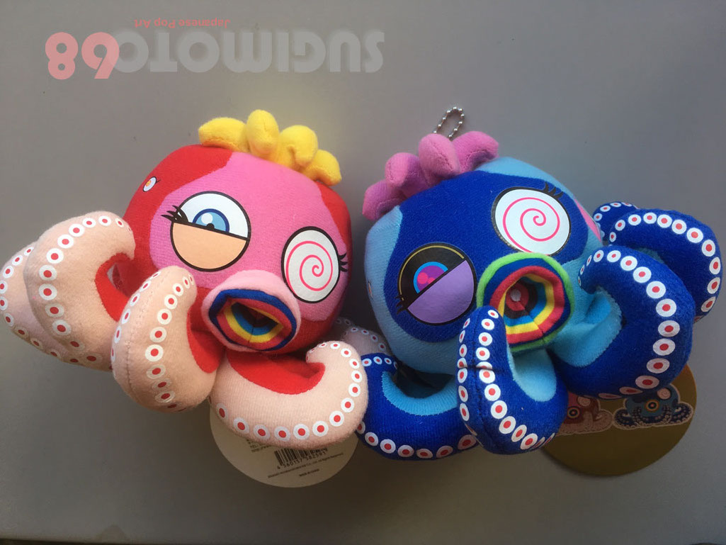 Murakami Blue & Red Octopus, Mini, set (2018)